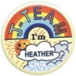 Button Badges - Design your own with individually printed names Button Badges - Design your own with individually printed names