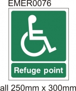 EMER0076 250mm x 300mm x 1mm SA EMER0076 250mm x 300mm x 1mm SA