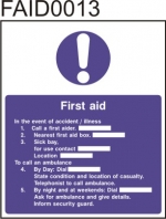 FAID0013 250mm x 300mm x 1mm SA